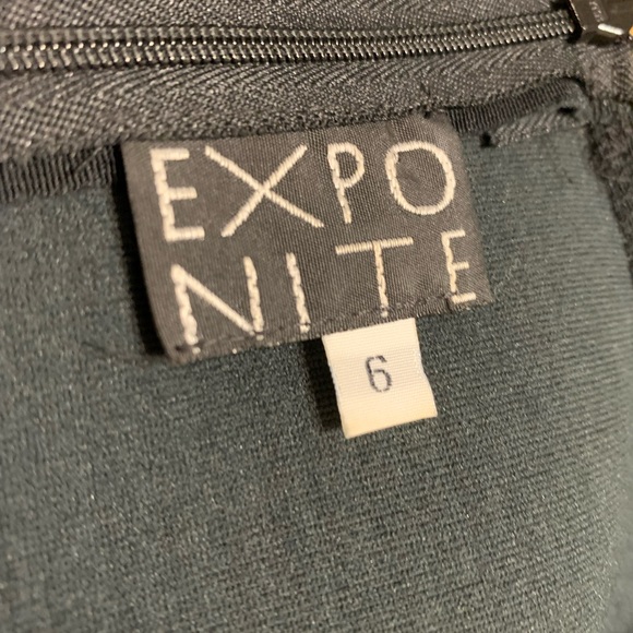 Vintage 90’s Expo Nite cold shoulder maxi dress - Picture 10 of 11